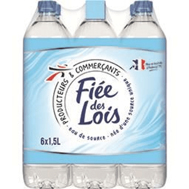 Eau FDL 1.5L X6 - Lot de 6 packs