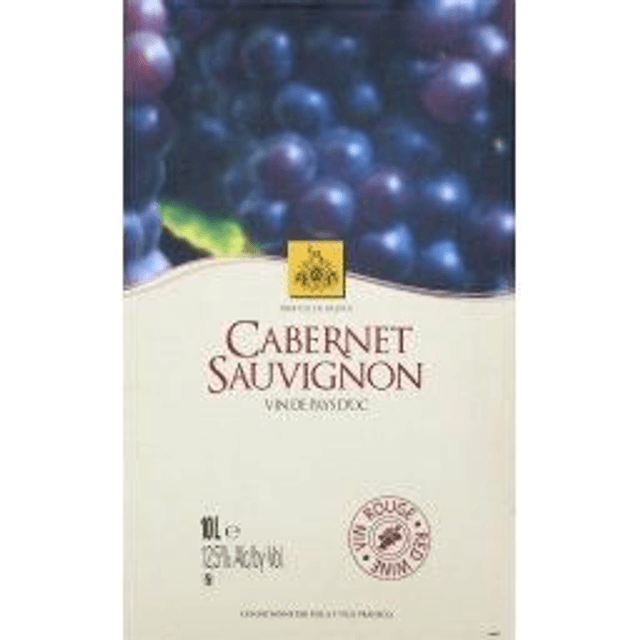 Cabernet Sauvignon Rouge Espagne 10 Litres